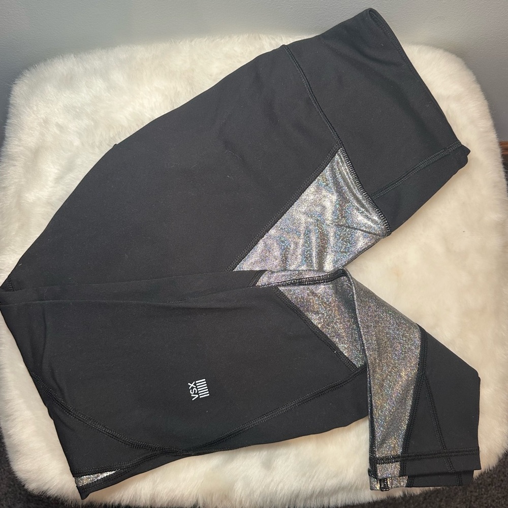 VSX black and silver leggings